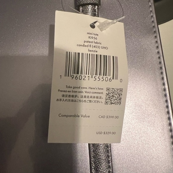 Kate Spade Patent Leather Kenzie Mini Tote (NWT, includes branded dust bag) - Picture 5 of 7